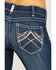 Ariat Women's R.E.A.L. Low Rise Rosy Whipstitch Bootcut Jeans, Blue, hi-res