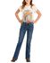 Image #1 - Rock & Roll Denim Girls' Medium Wash Boot Stitch Bootcut Denim Jeans, Medium Wash, hi-res