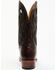 Image #5 - RANK 45® Men's Saloon Western Boots - Square Toe, Black Cherry, hi-res