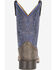 Image #4 - Old West Little Boys' Harrison Western Boots - Broad Square Toe, Blue, hi-res