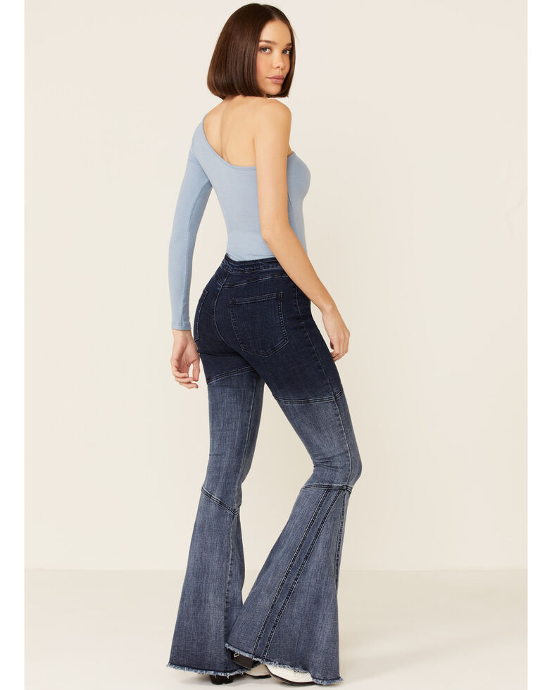 Saints Hearts Women S Ombre Seamed Flare Jeans Country Outfitter