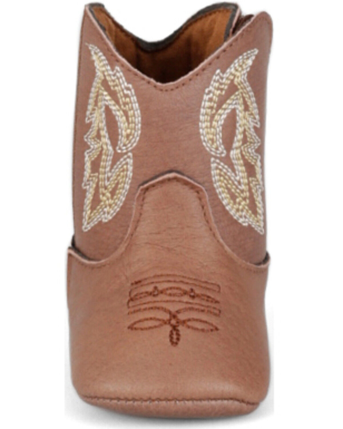 Image #4 - Justin Infant Boys' Baby Canter Western Boots - Broad Square Toe, Brown, hi-res