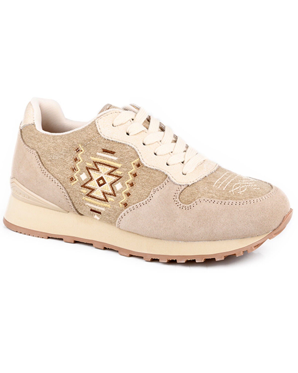 Roper Women's Giddy Up Maya Casual Shoes, Tan, hi-res