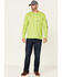 Image #2 - Ariat Men's Rebar Workman Logo Long Sleeve Work T-Shirt , Heather Green, hi-res