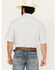 Image #4 - George Strait by Wrangler Men's Geo Print Short Sleeve Button-Down Stretch Western Shirt, White, hi-res