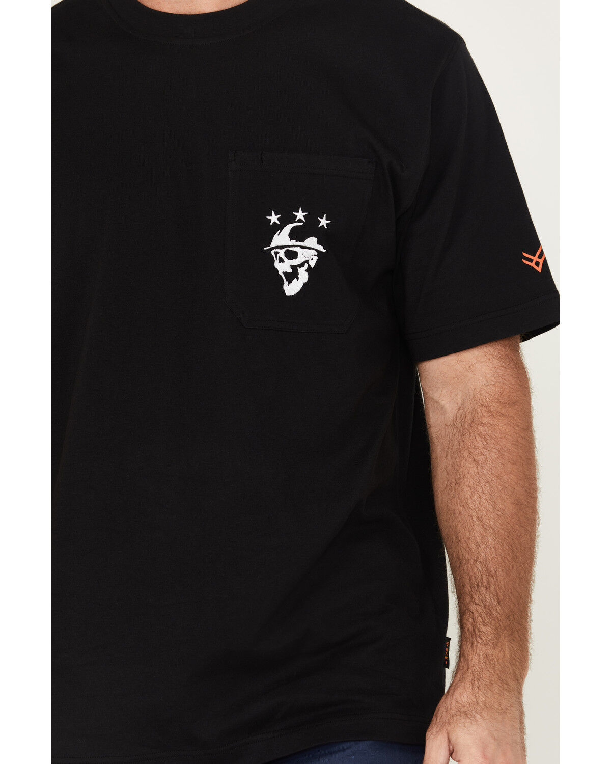 Image #3 - Hawx Men's Scream Embroidered Short Sleeve Graphic T-Shirt, Black, hi-res