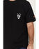 Image #3 - Hawx Men's Scream Embroidered Short Sleeve Graphic T-Shirt, Black, hi-res