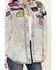 Image #3 - Blue B Women's Western Patchwork Snap Denim Shacket, Light Wash, hi-res
