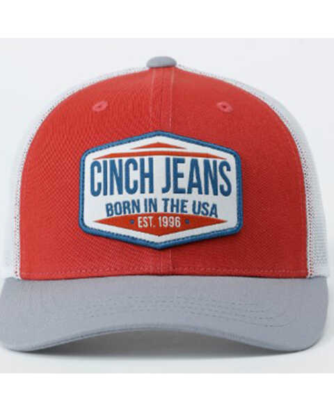Image #3 - Cinch Men's Born in the USA Ball Cap, Purple, hi-res