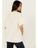 Image #4 - Cleo + Wolf Women's Adeline Short Sleeve Boyfriend Graphic Tee, Cream, hi-res