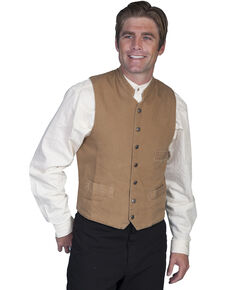 Rangewear by Scully Standup Round Collar Vest, Brown, hi-res