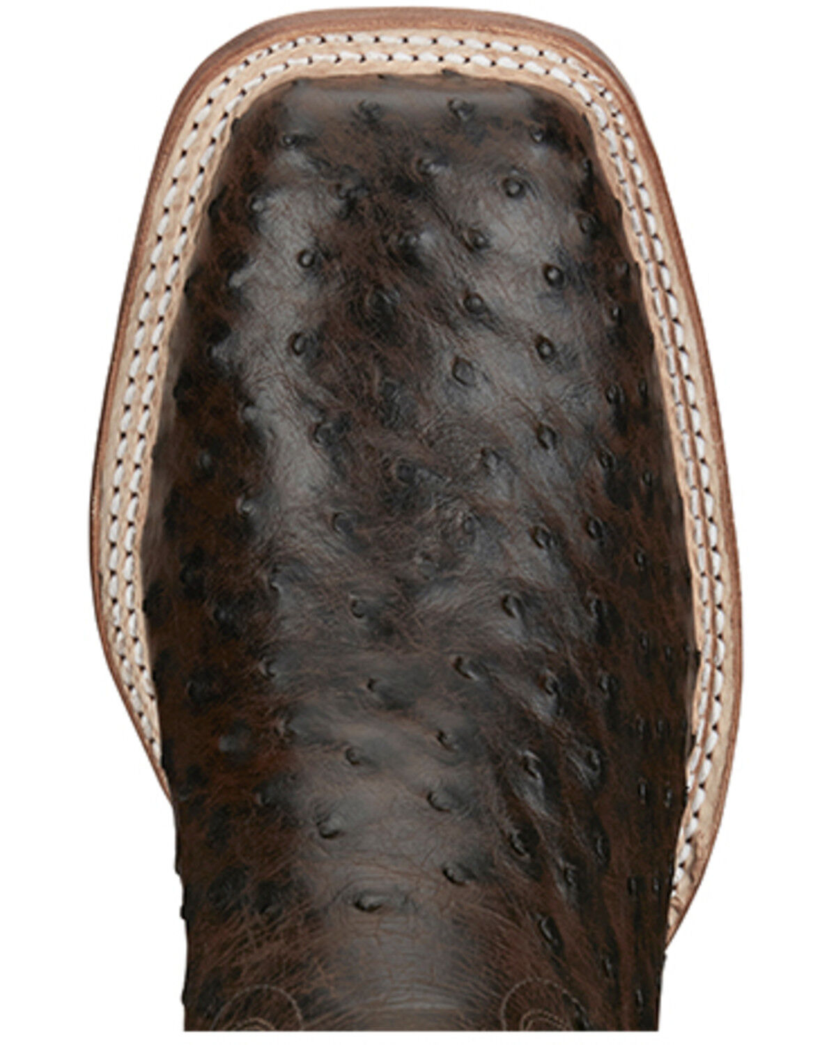 Image #6 - Tony Lama Men's Sienna Exotic Full-Quill Ostrich Western Boots - Broad Square Toe, Brown, hi-res