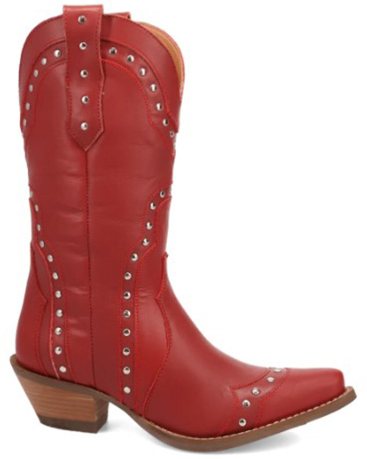 Image #2 - Dingo Women's Sweet Treat Western Boots - Snip Toe, Red, hi-res