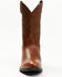 Image #4 - Laredo Men's Ostrich Print Western Boots - Medium Toe, Tan, hi-res