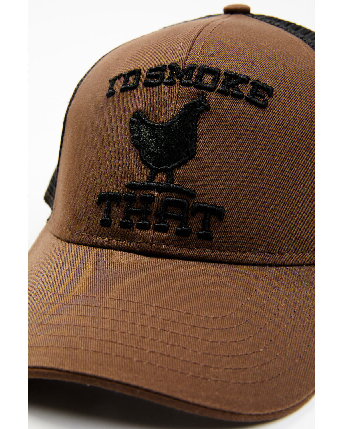 Image #2 - Cody James Men's I'd Smoke That Chicken Ball Cap, Brown, hi-res