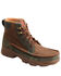 Twisted X Men's Crossover Lace-Up Boots - Moc Toe, Brown, hi-res