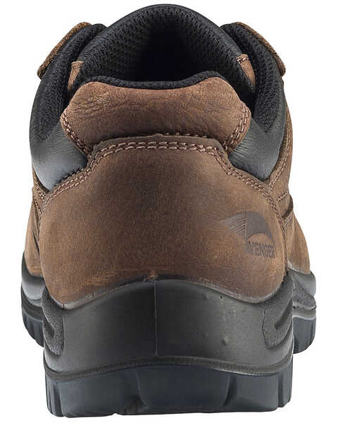 Image #3 - Avenger Men's Waterproof Oxford Work Shoes - Composite Toe, Brown, hi-res
