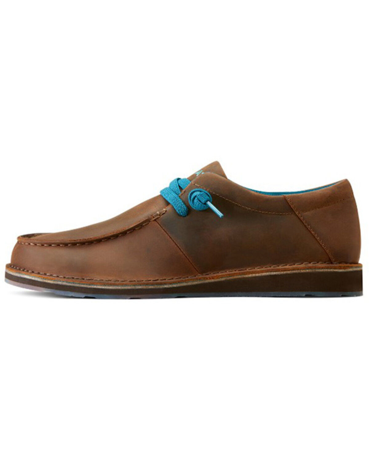 Image #2 - Ariat Men's Cruiser Stretch Lace Casual Shoes - Moc Toe, Brown, hi-res