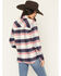 Image #4 - Idyllwind Women's Skip Jack Plaid Print Long Sleeve Snap Flannel Shirt, Indigo, hi-res