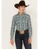 Image #1 - RANK 45® Women's Southwestern Striped Print Long Sleeve Snap Western Riding Shirt, , hi-res