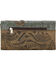 American West Women's Hand Tooled Tri-Fold Wallet, Distressed Brown, hi-res