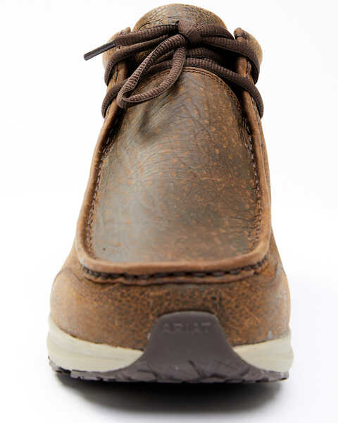 Image #3 - Ariat Men's Brody Casual Shoes - Moc Toe, Brown, hi-res