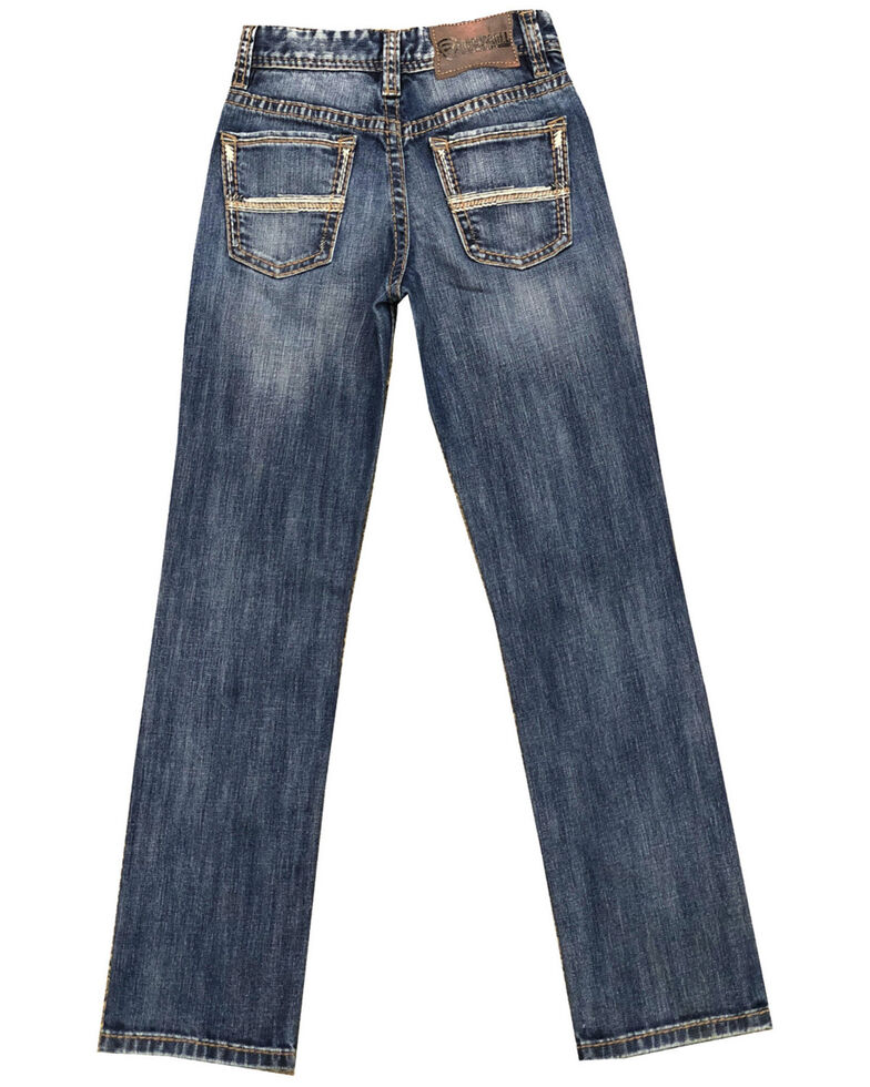 Rock & Roll Denim Boys' Revolver Reflex Stretch Regular Straight Jeans , Blue, hi-res