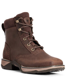 Ariat Women's Anthem Lacer Hiker Boots - Square Toe, Brown, hi-res