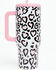 Image #1 - Boot Barn 40oz Leopard Heart Tumbler with Straw, Multi, hi-res