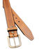Image #2 - Hawx Men's Smooth Brown Leather Belt, Cognac, hi-res