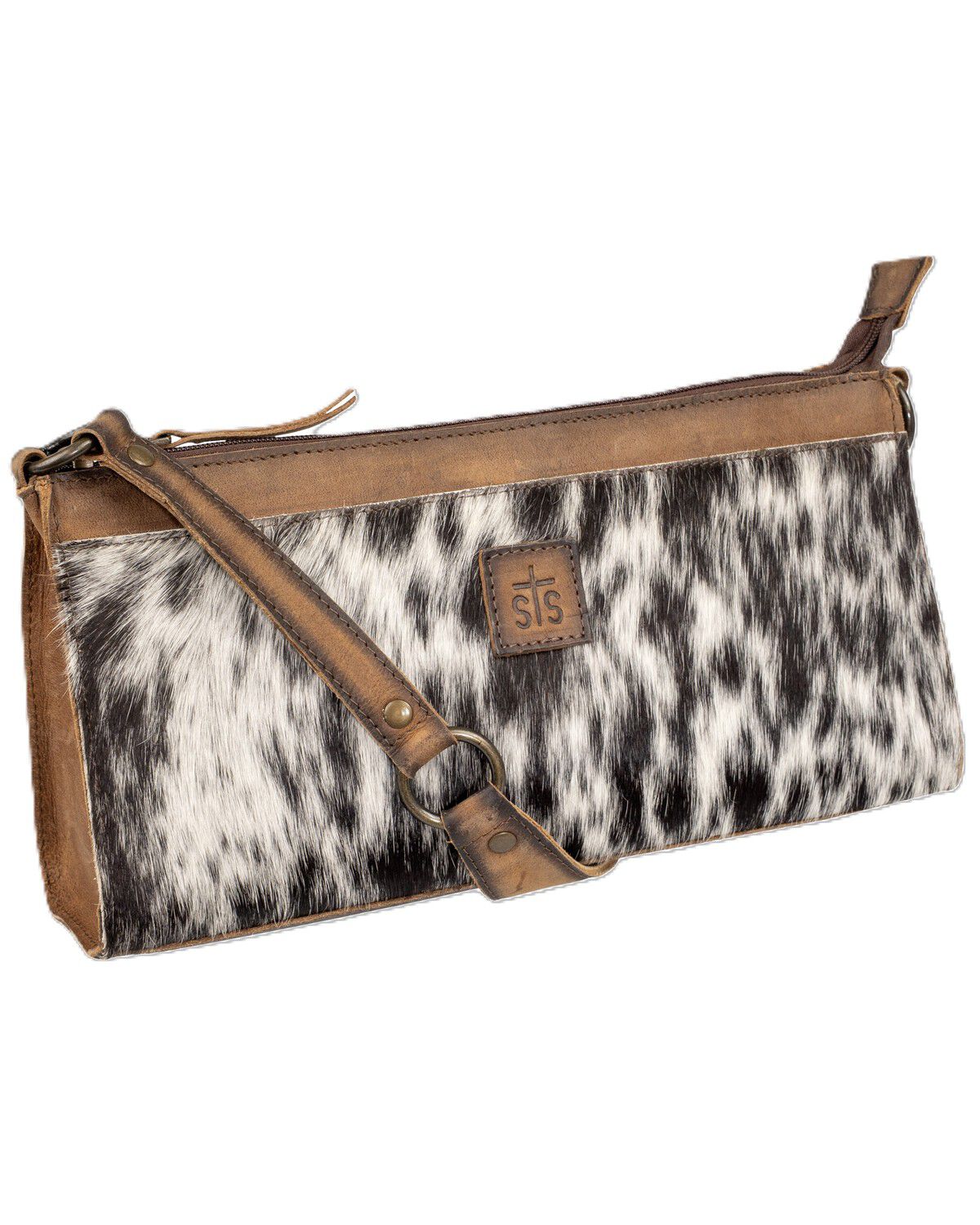 Image #2 - STS Ranchwear by Carroll Women's Cowhide Bailey Bag, Brown, hi-res