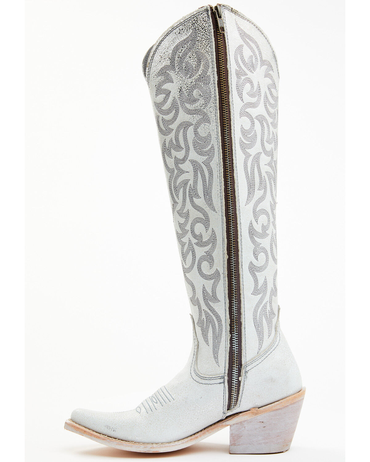 Image #3 - Liberty Black Women's Allie Nite Life Embroidered Tall Western Boots - Snip Toe, Light Blue, hi-res