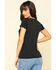 Image #2 - Bandit Brand Women's On The Road Again Graphic Short Sleeve Graphic Tee, Black, hi-res