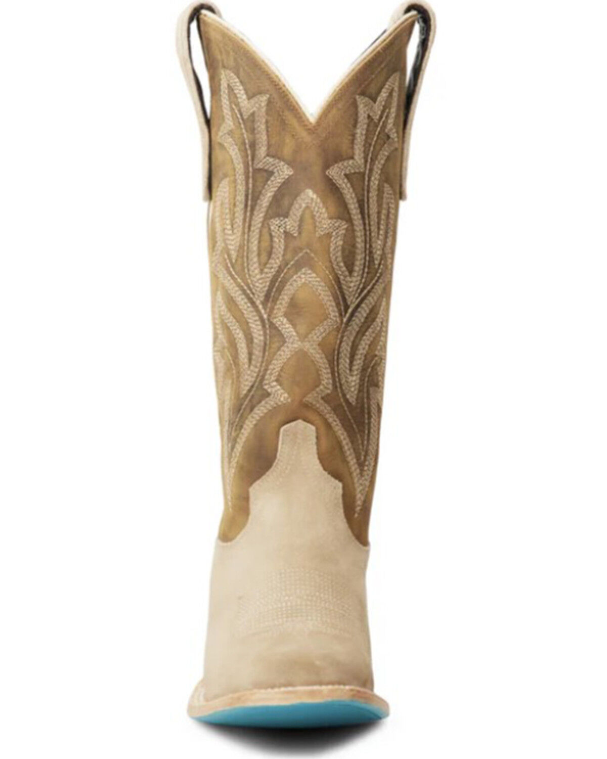 Image #4 - Lane Women's Classic Suede Western Boots - Square Toe, Brown, hi-res
