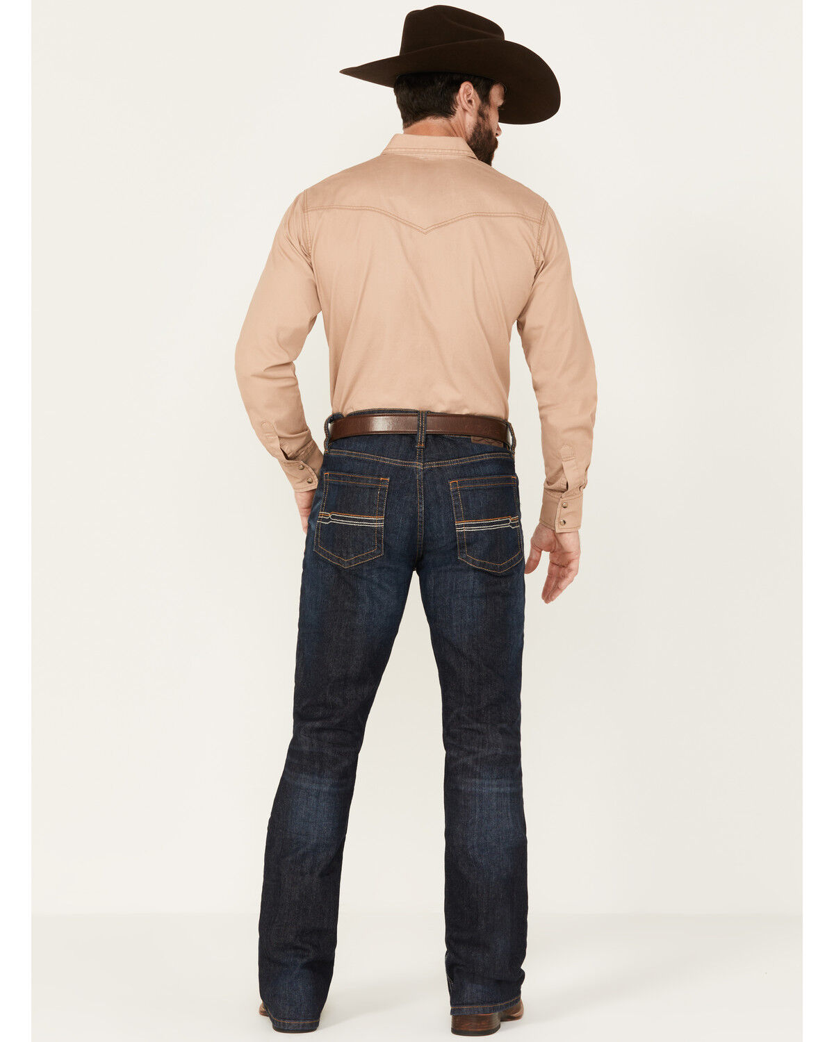 Image #7 - Cody James Men's Night Hawk Dark Wash Slim Bootcut Stretch Denim Jeans, Medium Wash, hi-res