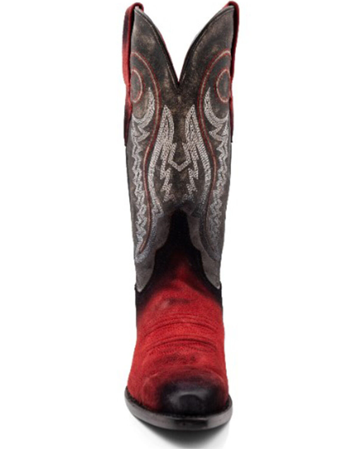 Image #4 - Ferrini Women's Roughrider Western Boots - Snip Toe, Red, hi-res