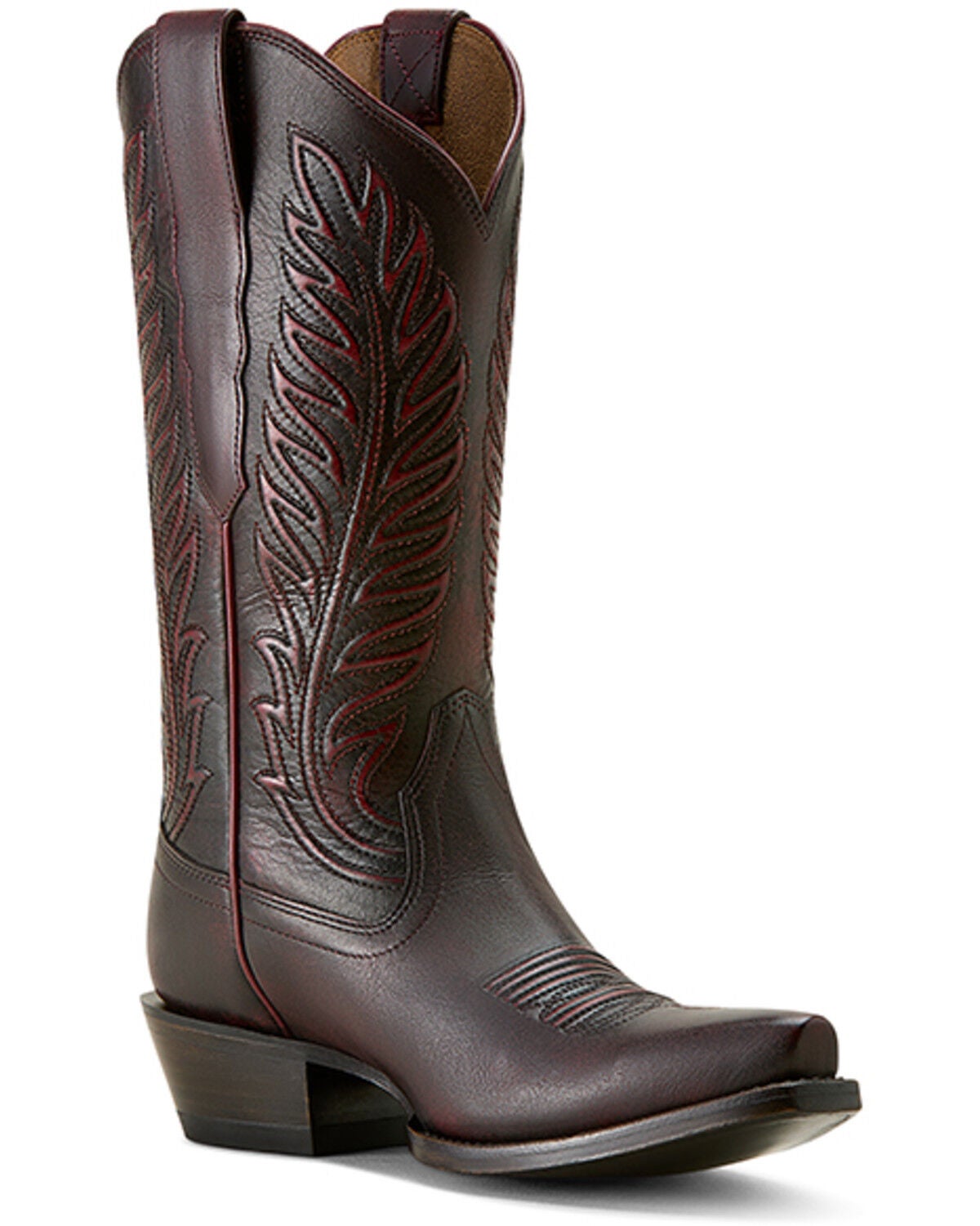 Image #1 - Ariat Women's Bowman Western Boots - Snip Toe, Black Cherry, hi-res