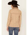 Image #4 - Powder River Outfitters Women's Cotton Canvas Bomber Jacket, Tan, hi-res