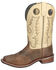 Image #3 - Smoky Mountain Men's Nash Performance Western Boots - Broad Square Toe , Brown, hi-res