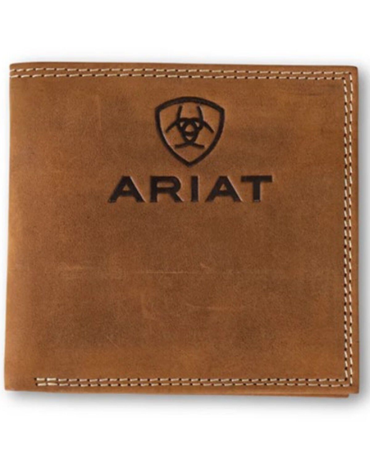 Image #1 - Ariat Men's Bifold Wallet, Brown, hi-res