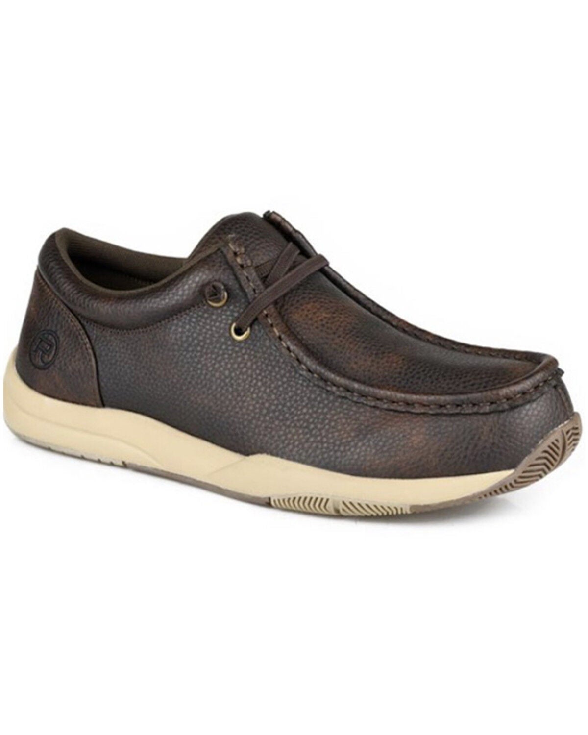 Image #1 - Roper Men's Clearcut Low Casual Shoes - Moc Toe, Brown, hi-res