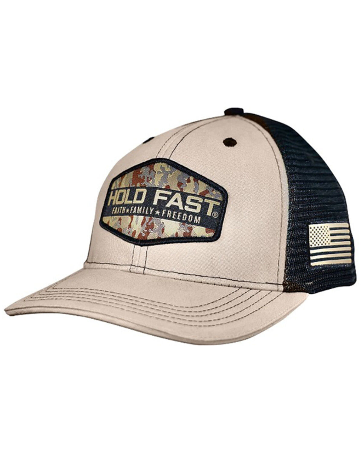 Image #1 - Hold Fast Men's Badge Ball Cap, Beige/khaki, hi-res