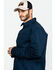 Image #3 - Hawx Men's Navy Stretch Twill Long Sleeve Work Shirt , Navy, hi-res