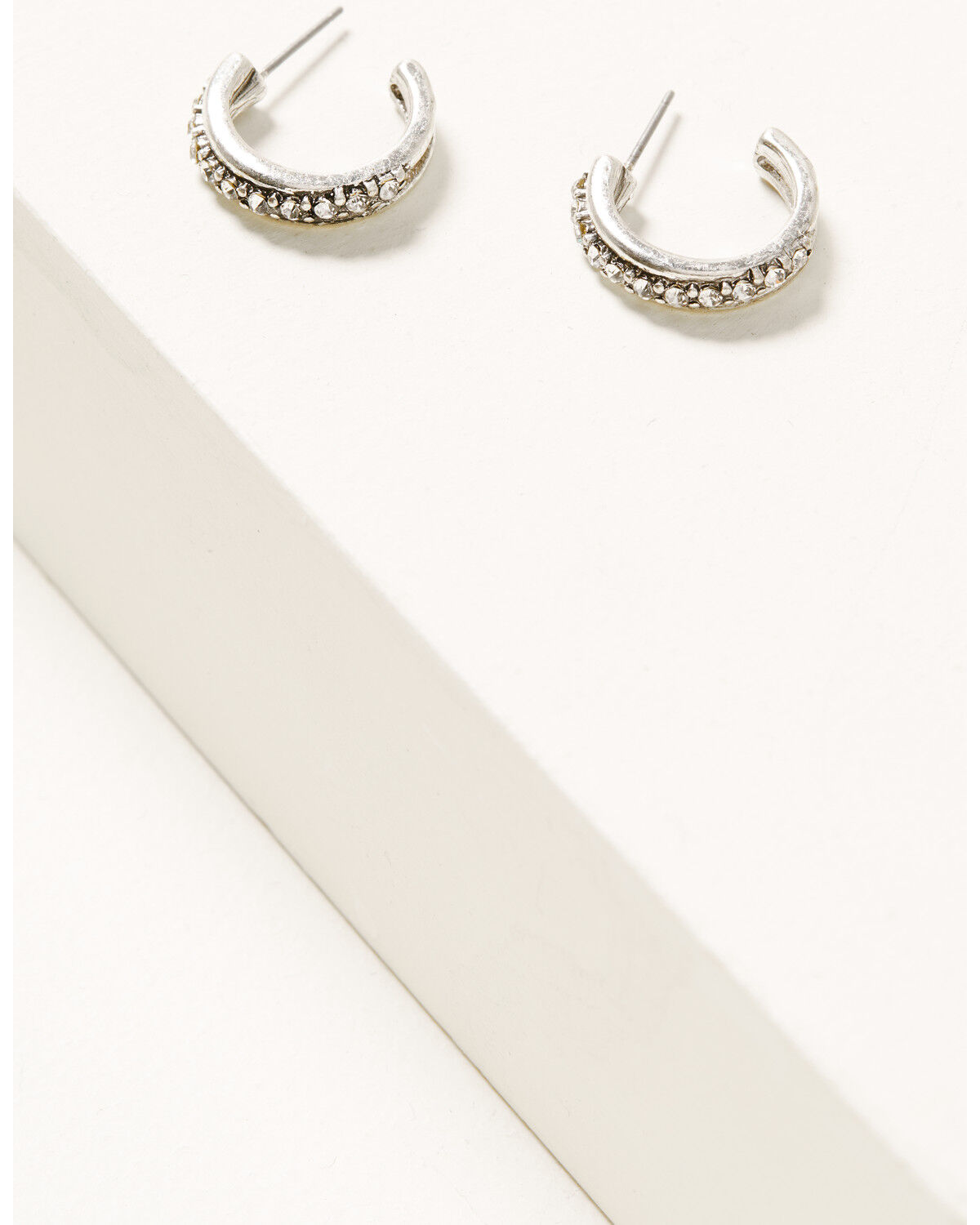 Image #2 - Shyanne Women's Tassel Fringe & Horn 3pc Earrings Set, Silver, hi-res