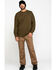 Image #6 - Hawx Men's Olive Pocket Long Sleeve Work T-Shirt , Olive, hi-res