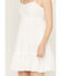 Image #5 - Shyanne Women's Tiered Tie-Back Mini Dress, White, hi-res
