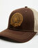 Image #2 - Smith & Wesson Men's Stamp Rope Patch Trucker Cap, Brown, hi-res