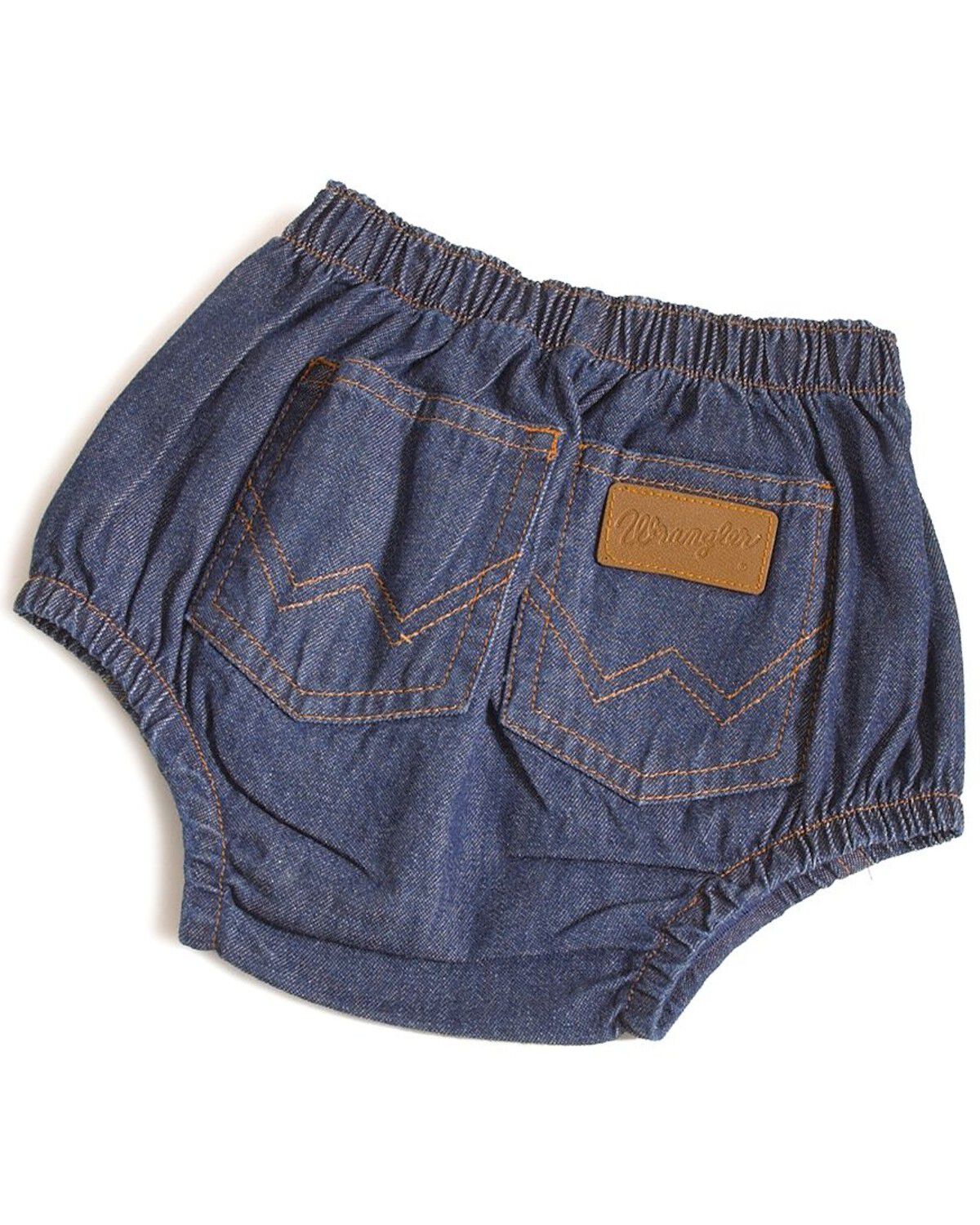 Wrangler Infant Girls' Diaper Cover, Indigo, hi-res
