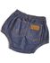 Image #1 - Wrangler Infant Girls' Diaper Cover, Indigo, hi-res