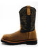 Image #3 - Thorogood Men's 11" USA Wellington Western Boots - Steel Toe, Brown, hi-res